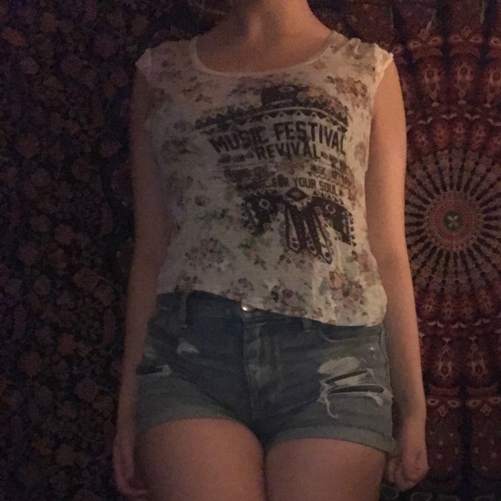 Music Festival Cropped Top